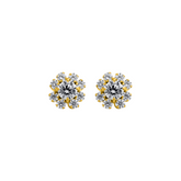 22K Gold Classic Floral Earrings